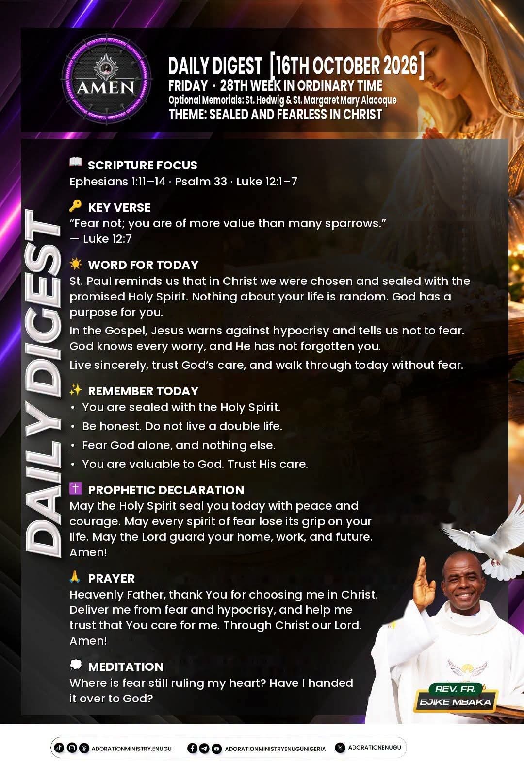 SEALED AND FEARLESS IN CHRIST